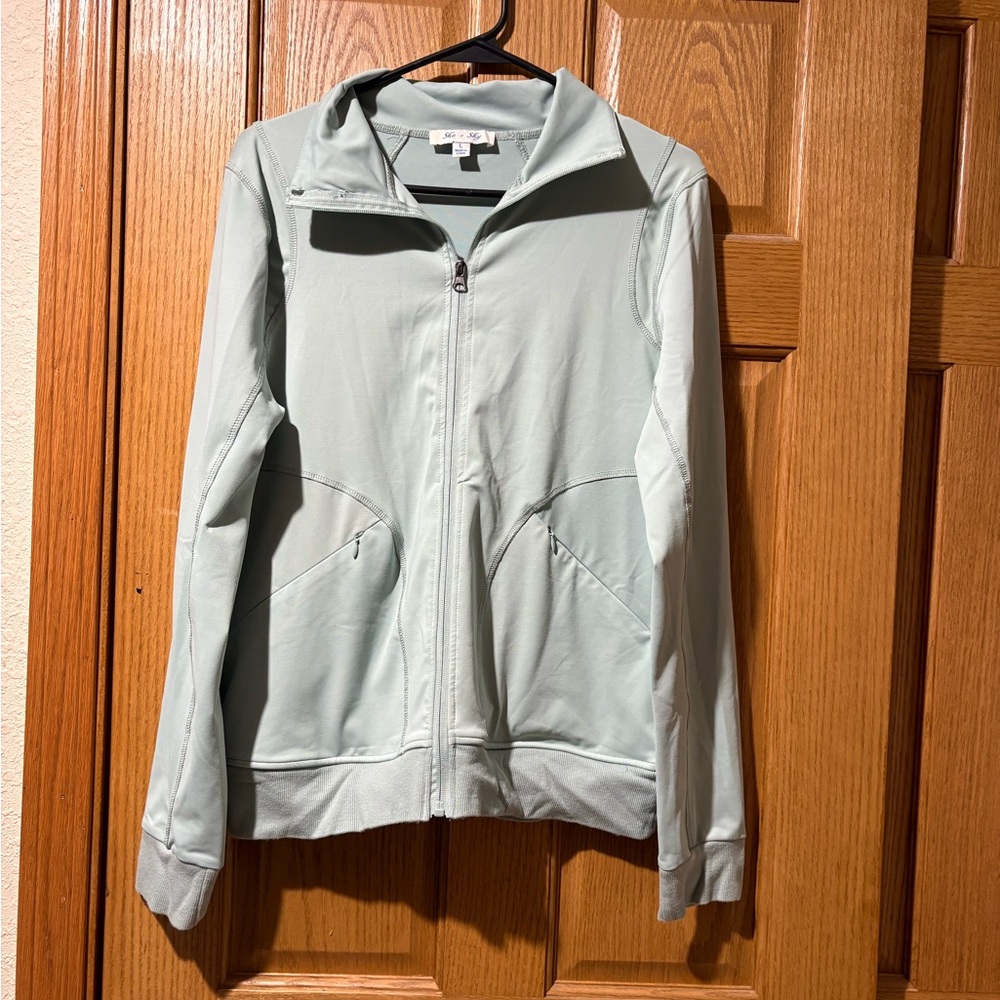 She + Sky Light Blue Jacket